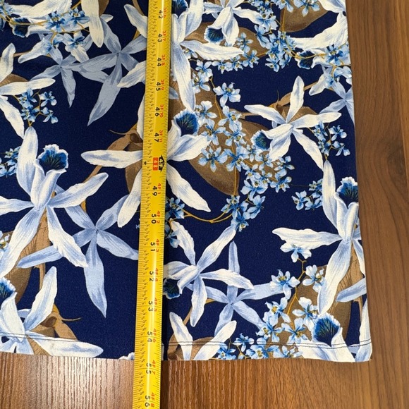 Tommy Bahama Orchid You Not Tambourine XS Floral Maxi Dress Sleeveless Blue - Picture 11 of 13